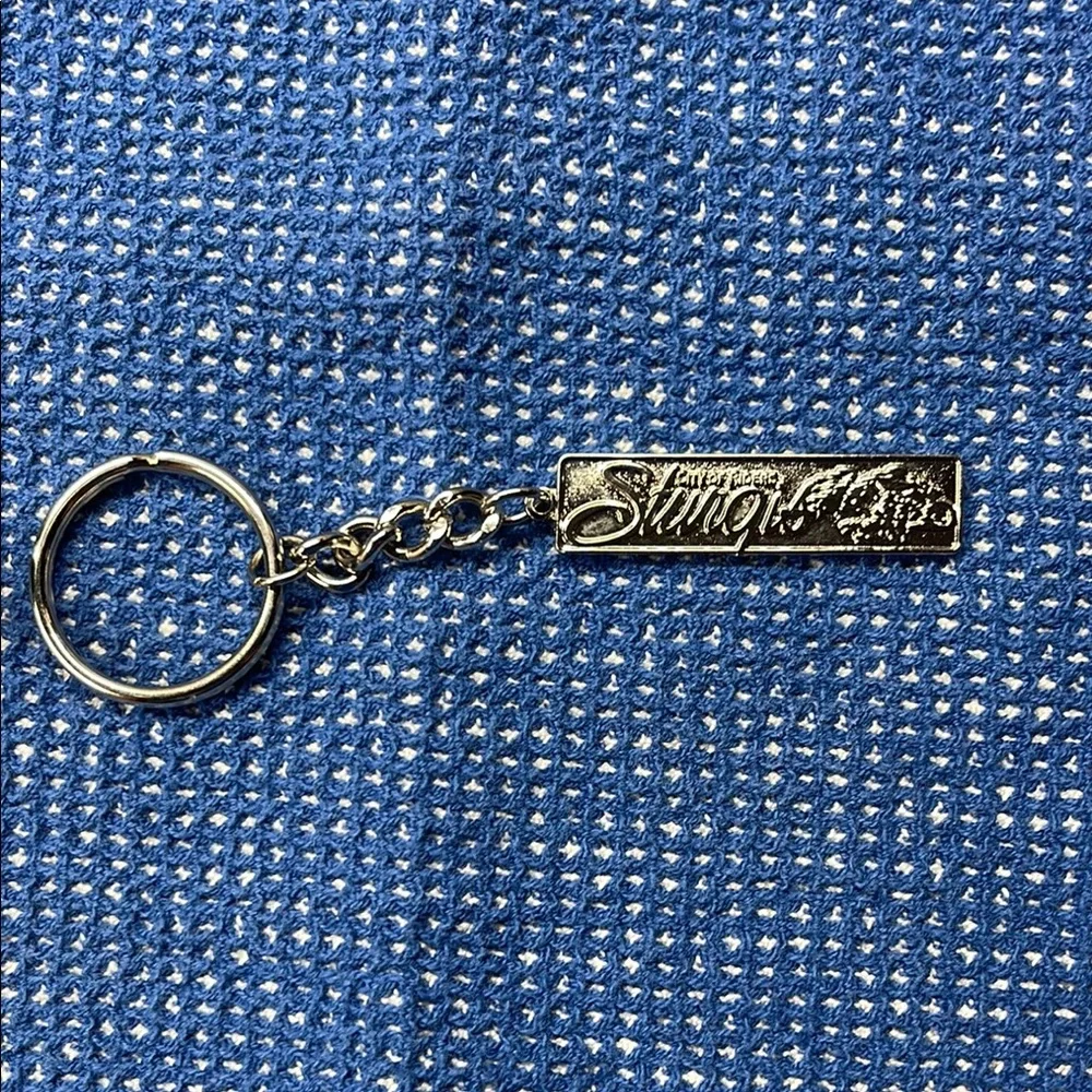 Sleek Sturgis Key ring with Chain Link